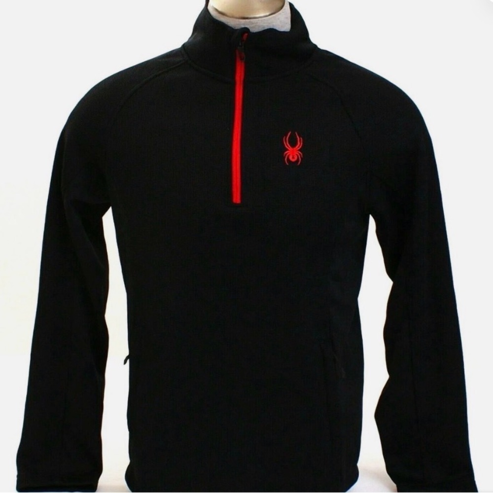 Spyder Black Quarter-Zip